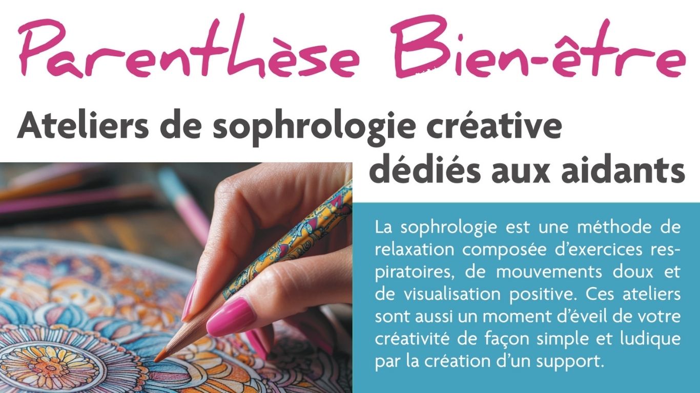 Ateliers de sophrologie créative dédiés aux aidants