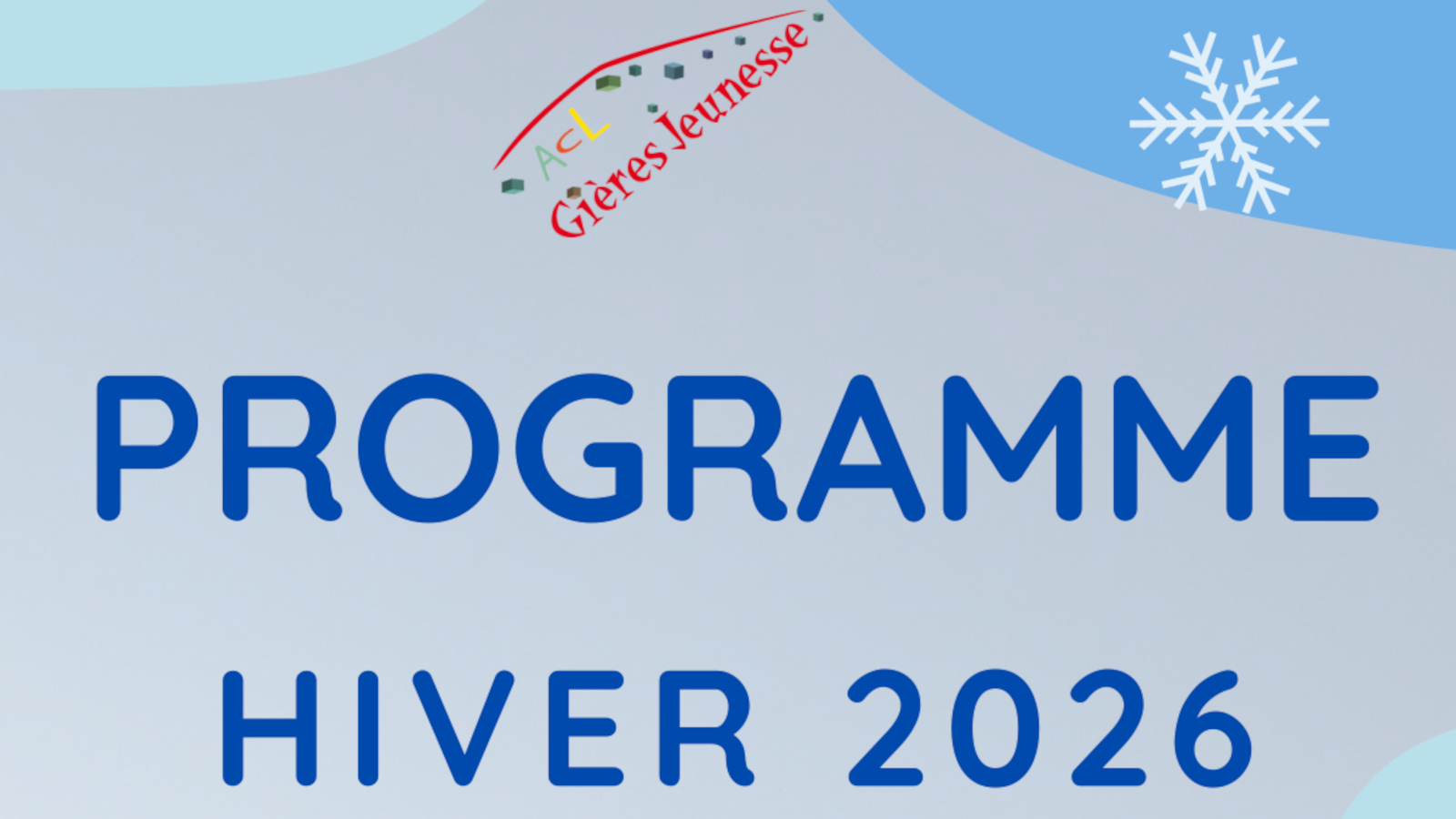 Plaquette hiver 2026 - Gières jeunesse