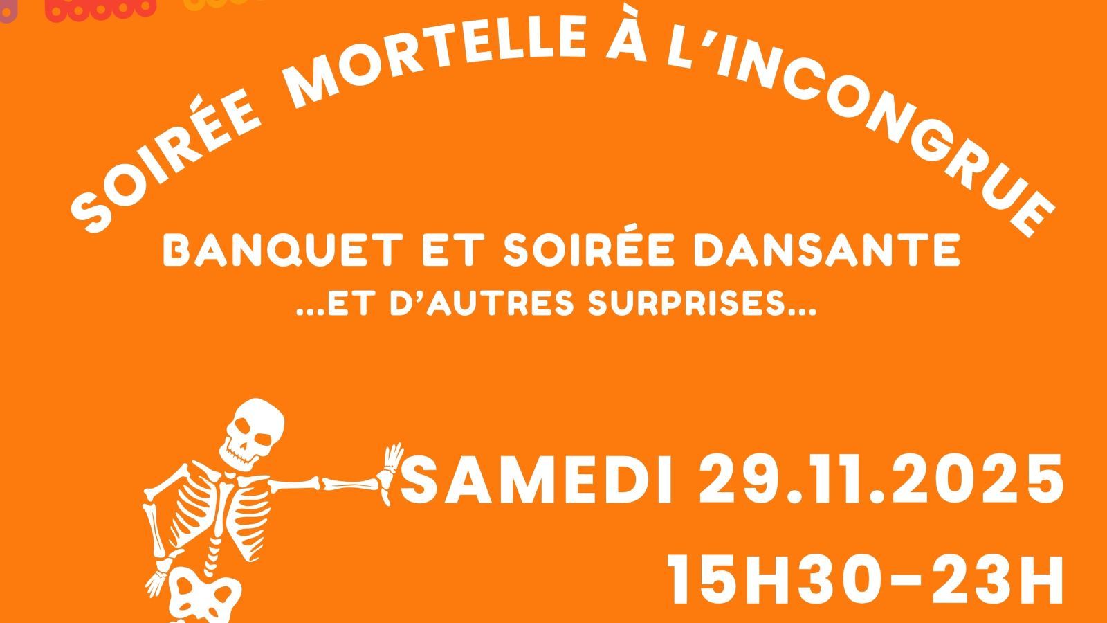 Soirée mortelle à l'incongrue