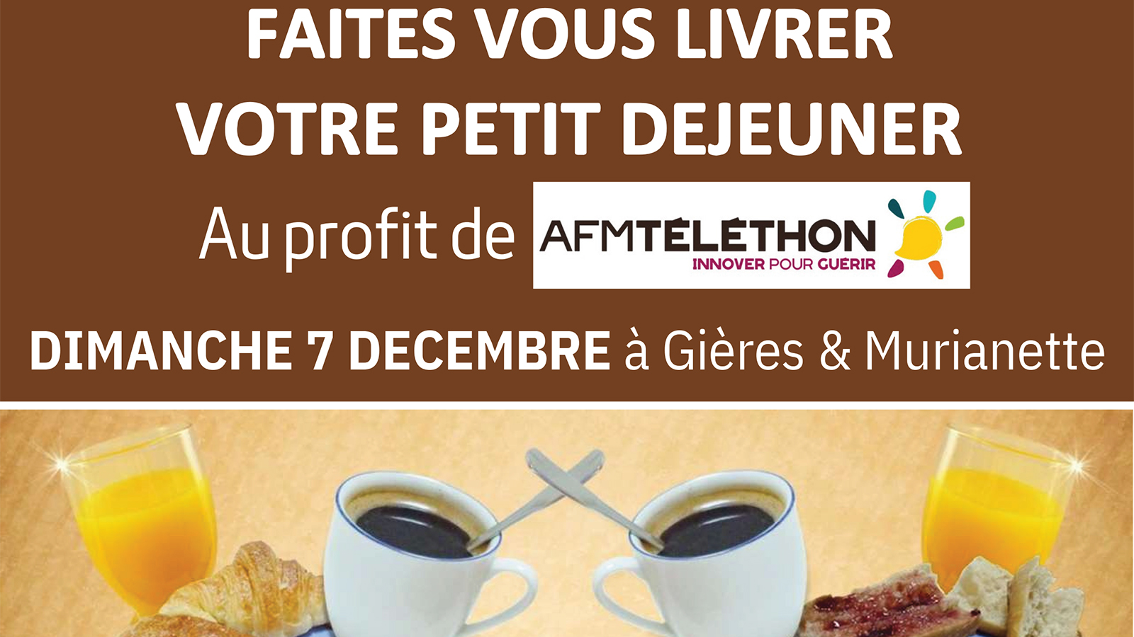 Un p'tit déj' pour le Téléthon 