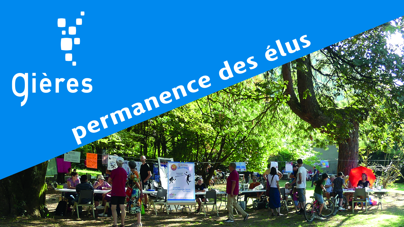 Permanences des élus au forum des associations